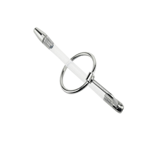 Load image into Gallery viewer, Hollow Silicone and Steel Catheter Urethral Sound