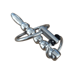 Load image into Gallery viewer, Solid Stainless Steel Sound With Cock Ring