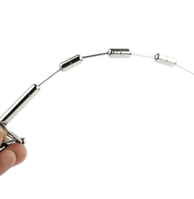 Load image into Gallery viewer, Extendable Penis Plug With 2 Stainless Rings