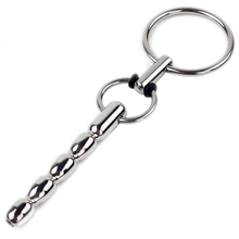 Load image into Gallery viewer, Beaded Dual-Ring Hollow Urethral Sound