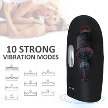 Load image into Gallery viewer, 10 Frequency Vibration Massage Flip Integrated Masturbation Cups
