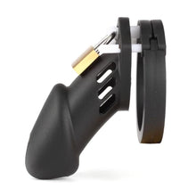 Load image into Gallery viewer, Male's Black Silicone Device Cage 3.15 Inches and 3.74 Inches Long