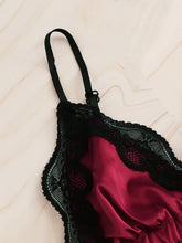 Load image into Gallery viewer, Sissy lingerie three-point sexy lace bra panty set