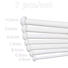 Load image into Gallery viewer, White Mushroom Head 7-Piece Sounding Kit