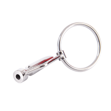 Load image into Gallery viewer, Hollow Steel Urethral Dilator With Cock Ring