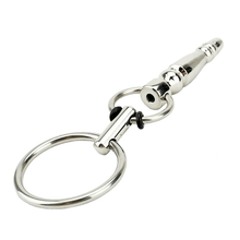 Load image into Gallery viewer, Hollow Stainless Penis Plug With Cock Ring