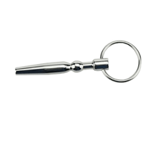 Load image into Gallery viewer, Hollow Penis Plug with Metal Glans Rings