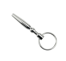 Load image into Gallery viewer, Hollow Penis Plug with Metal Glans Rings