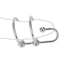 Load image into Gallery viewer, Erection Enhancer Penis Plug With Dual Cock Rings