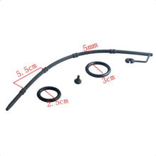 Load image into Gallery viewer, Hollow Black Bamboo Silicone Penis Plug