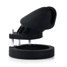 Load image into Gallery viewer, Male's Black Silicone Device Cage 3.15 Inches and 3.74 Inches Long