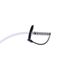 Load image into Gallery viewer, Stainless Steel and Rubber Penis Plug With Silicone Ring