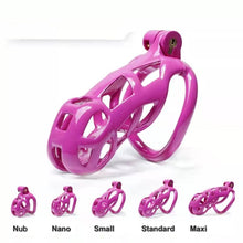 Load image into Gallery viewer, 3D Cobra Male Chastity Cage with 4 Arc Rings