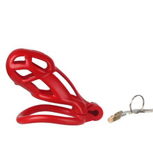 Load image into Gallery viewer, 3D Cobra Male Chastity Cage with 4 Arc Rings