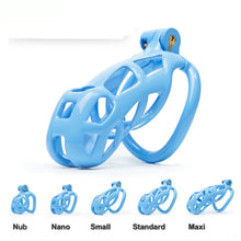 Load image into Gallery viewer, 3D Cobra Male Chastity Cage with 4 Arc Rings