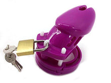 Load image into Gallery viewer, Purple Plastic Cock Cage 3.15 inches and 3.94 inches long