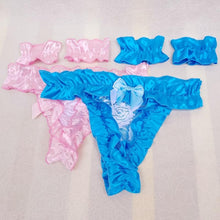 Load image into Gallery viewer, Fril Lace Lingerie Sissy Knickers G-string