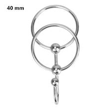 Load image into Gallery viewer, Erection Enhancer Penis Plug With Dual Cock Rings