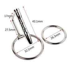 Load image into Gallery viewer, Hollow Stainless Steel Penis Plug
