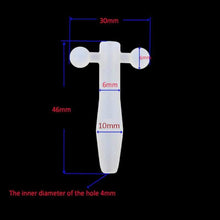 Load image into Gallery viewer, Short Hollow Silicone Penis Plug 1.81 Inches Long