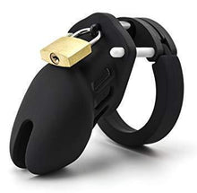 Load image into Gallery viewer, Male's Black Silicone Device Cage 3.15 Inches and 3.74 Inches Long