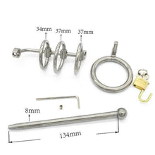 Load image into Gallery viewer, Lake Flaccid Cock Cage 5.28 inches long catheter