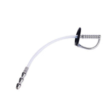 Load image into Gallery viewer, Stainless Steel and Rubber Penis Plug With Silicone Ring