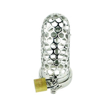 Load image into Gallery viewer, The Timid Basilisk Metal Chastity Device 3.35 inches long
