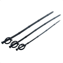 Load image into Gallery viewer, Hollow Black Bamboo Silicone Penis Plug