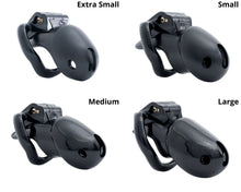 Load image into Gallery viewer, Cock-straint Male Chastity Device 3.23 inches, 3.82 inches, 4.02 inches, and 4.33 inches long