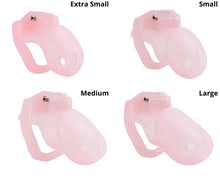 Load image into Gallery viewer, Cock-straint Male Chastity Device 3.23 inches, 3.82 inches, 4.02 inches, and 4.33 inches long