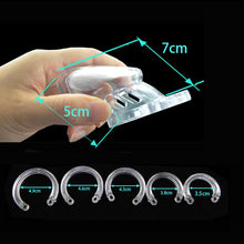 Load image into Gallery viewer, CC21 Closure (Small) | Firm Plastic Chastity Cage 2.75 Inches