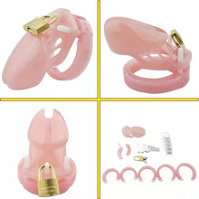 Load image into Gallery viewer, CC21 Closure (Small) | Firm Plastic Chastity Cage 2.75 Inches