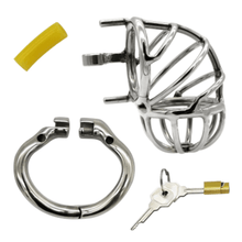 Load image into Gallery viewer, CC22 Reverse Design Stainless Steel Stealth Chastity Cage