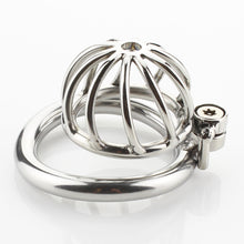 Load image into Gallery viewer, Small Metal TWISTED CHASTITY DEVICE 1.3 INCHES LONG