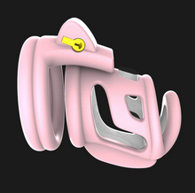 Load image into Gallery viewer, Plastic Chastity Cage 2.28 Inches Long (All 4 Rings Included)