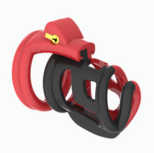 Load image into Gallery viewer, Plastic Chastity Cage 2.28 Inches Long (All 4 Rings Included)