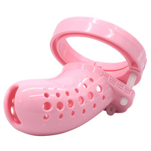 Load image into Gallery viewer, New Plastic Chastity Cage 3.8 Inches Long (All 5 Rings Included)