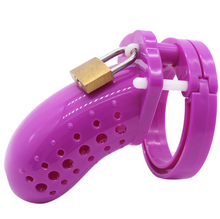 Load image into Gallery viewer, New Plastic Chastity Cage 3.8 Inches Long (All 5 Rings Included)