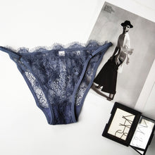 Load image into Gallery viewer, Lace sexy transparent thin strap adjustment panties
