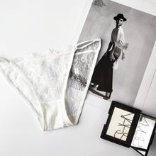 Load image into Gallery viewer, Lace sexy transparent thin strap adjustment panties