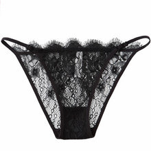 Load image into Gallery viewer, Lace sexy transparent thin strap adjustment panties