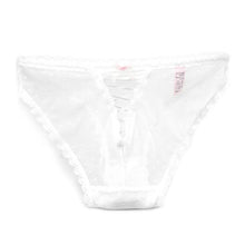 Load image into Gallery viewer, Transparent sexy lace trim panties breathable mesh panties