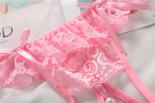 Load image into Gallery viewer, Crotchless Lace Thong