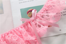 Load image into Gallery viewer, Crotchless Lace Thong