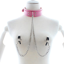 Load image into Gallery viewer, Neck Collar With Nipple Clamps