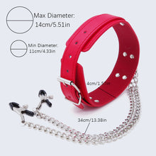 Load image into Gallery viewer, Neck Collar With Nipple Clamps