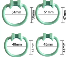 Load image into Gallery viewer, Dolphin Plastic Chastity Cage (All 4 Rings Included)