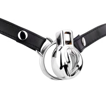 Load image into Gallery viewer, Pussy Chastity - Steel Clitty Chastity Cage with Belt