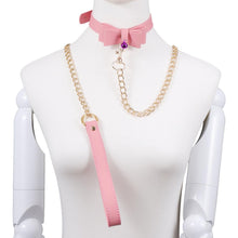 Load image into Gallery viewer, Pink Bow Sissy Slave Collar
